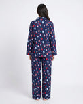 Sajiero Linen Pajama Suit - Popsicle - Blue
