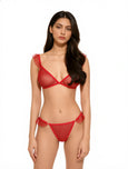 Sajiero Non Padded Bra Set - Merelle - Red