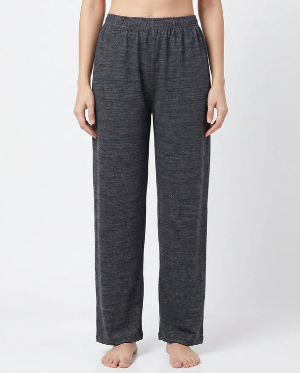 Sajiero Soft Ease - Cotton Relax Trouser - Black