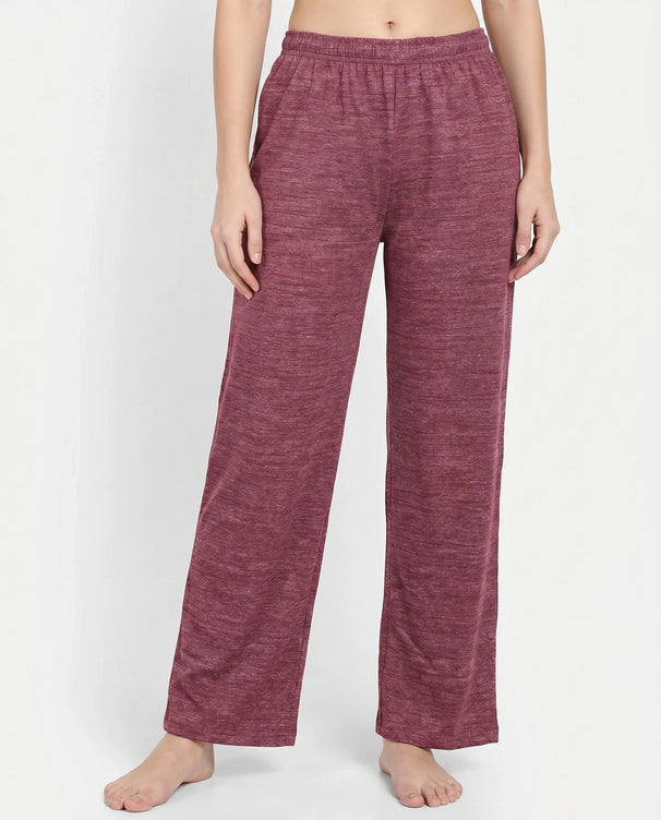 Sajiero Pack Of 2 Trousers - Soft Ease - Maroon & Green