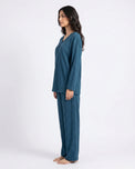 Sajiero Summer Loungewear Set - Serano Rib - Teal