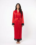 Sajiero Artistry -Lace Long Robe