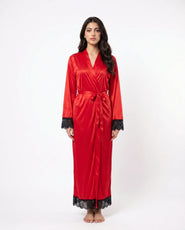 Sajiero Artistry -Lace Long Robe