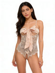 Sajiero Ezra Open Bust Transparent Lingerie