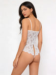 Sajiero Ezra Open Bust Transparent Lingerie