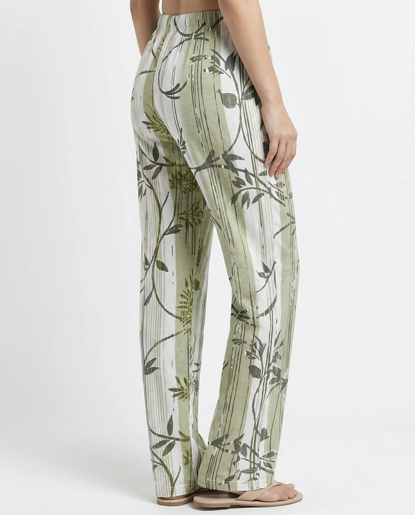 Sajiero Cotton Trouser - Olivena