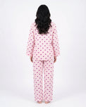 Sajiero Linen Pajama Suit - Heartbeat