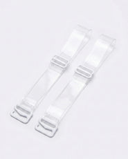 Sajiero Textured Transparent Wide Strap