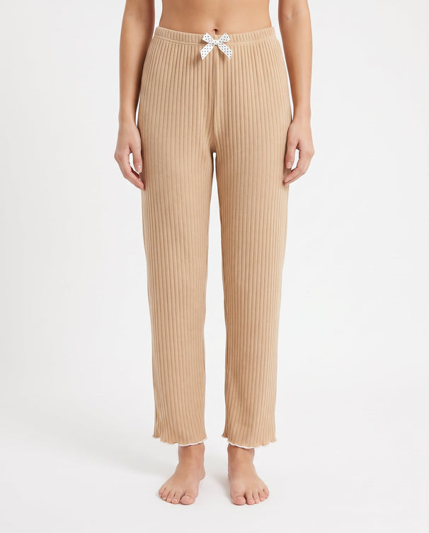 Sajiero Cotton Trouser- Midnight Comfort - Beige