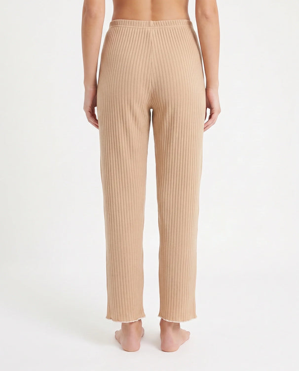 Sajiero Cotton Trouser- Midnight Comfort - Beige