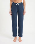 Sajiero Cotton Trouser- Midnight Comfort - Blue