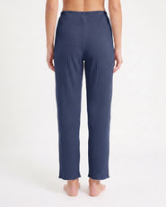 Sajiero Cotton Trouser- Midnight Comfort - Blue