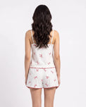 Sajiero Cotton Cami Set - Red Velvet
