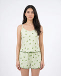 Sajiero Cotton Cami Set - Avocado