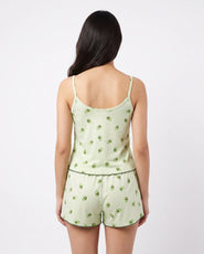 Sajiero Cotton Cami Set - Avocado