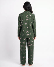 Sajiero Linen Pajama Suit - Botanica