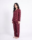 Sajiero Linen Pajama Suit - Botanica