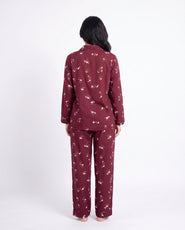 Sajiero Linen Pajama Suit - Botanica