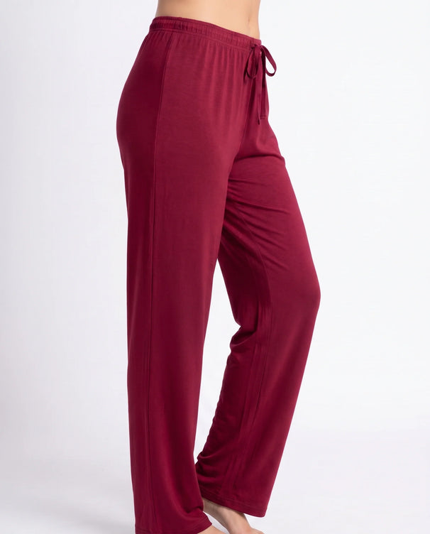 Sajiero Pack of 2 Trousers - Comfy Sleep - Black & Maroon