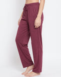 Sajiero Pack of 2 Trousers - Comfy Sleep - Blue & Maroon