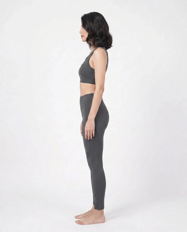 Sajiero Activewear Set - Fit Fusion - Charcoal