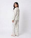 Sajiero Summer Crinkled Pajama Suit - Pastel Bloom