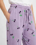 Sajiero Cotton Trouser - Cherry Daze - Purple