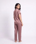 Sajiero Silk PJ Set - Rosia - Champagne