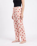 Sajiero Cotton Trouser - Berry Daze