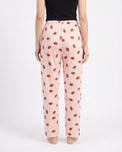 Sajiero Cotton Trouser - Berry Daze