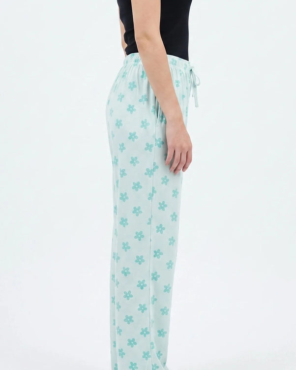 Sajiero Cotton Trouser - Daisy Mint