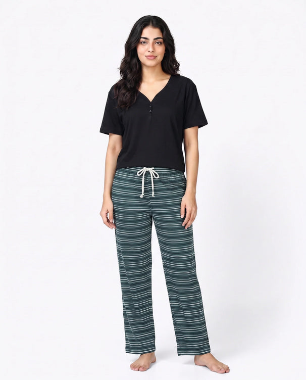 Sajiero Cotton PJ Set - Luna