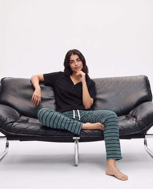 Sajiero Cotton PJ Set - Luna