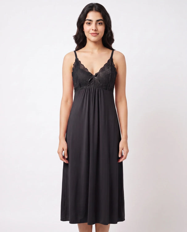 Sajiero Gown Set - Marelle - Black