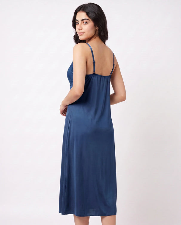 Sajiero Gown Set - Marelle - Navy Blue