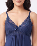Sajiero Gown Set - Marelle - Navy Blue
