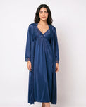 Sajiero Gown Set - Marelle - Navy Blue