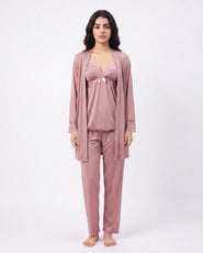 Sajiero Gown Set - Zera - Rose Gold