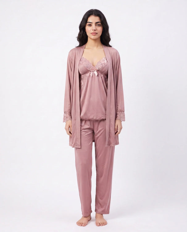 Sajiero Gown Set - Zera - Rose Gold