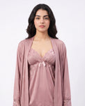 Sajiero Gown Set - Zera - Rose Gold