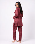 Sajiero Gown Set - Zera - Maroon