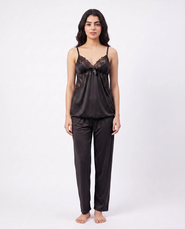 Sajiero Gown Set - Zera - Black