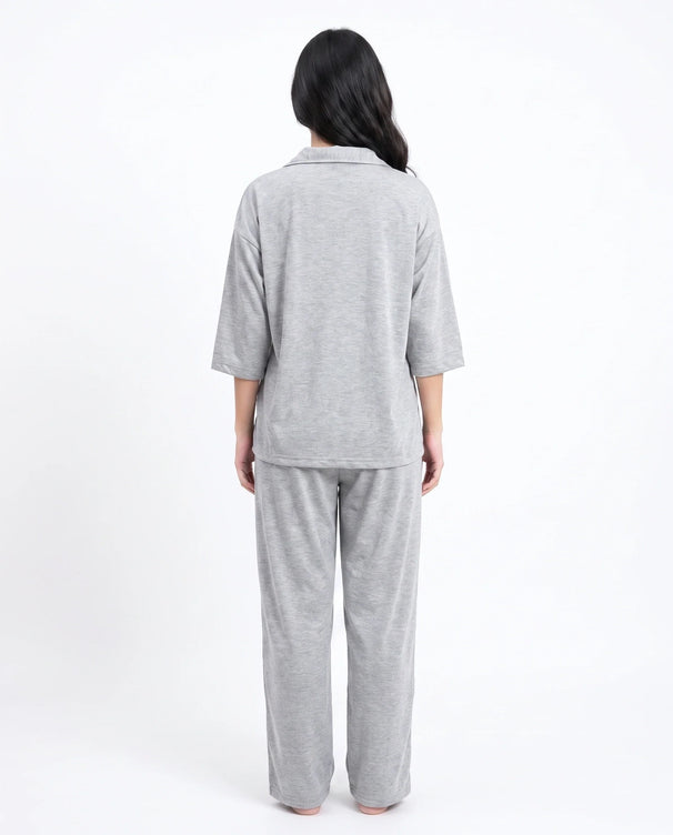Sajiero Summer Loungewear Set - Softco - Grey