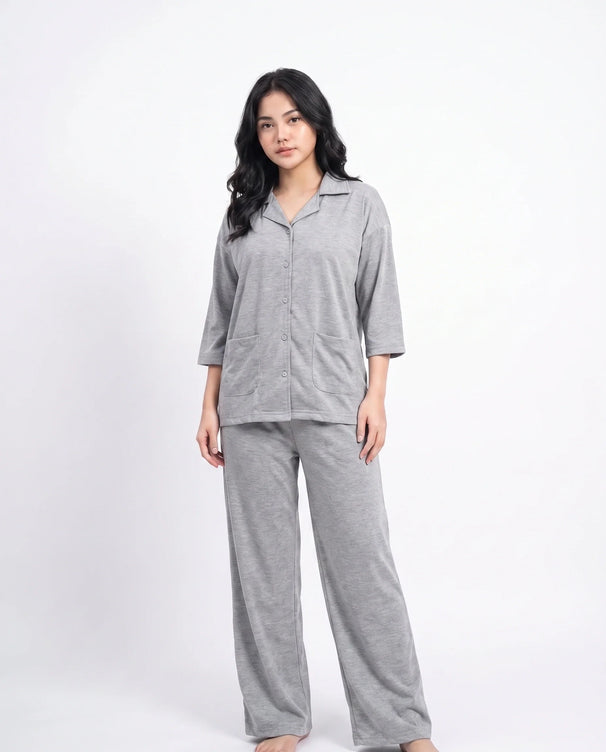 Sajiero Summer Loungewear Set - Softco - Grey