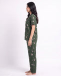 Sajiero Linen Pajama Suit - Botanica