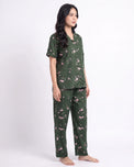 Sajiero Linen Pajama Suit - Botanica