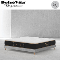 Dolce Vita Plush Soft Tight Top Pocket Spring Mattress | Urban Series | 15 Years Brand Warranty