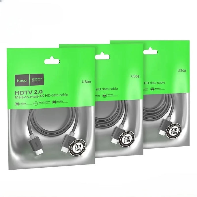 HOCO US08 4K 60Hz High-Speed HDTV to HDTV Cable 3M