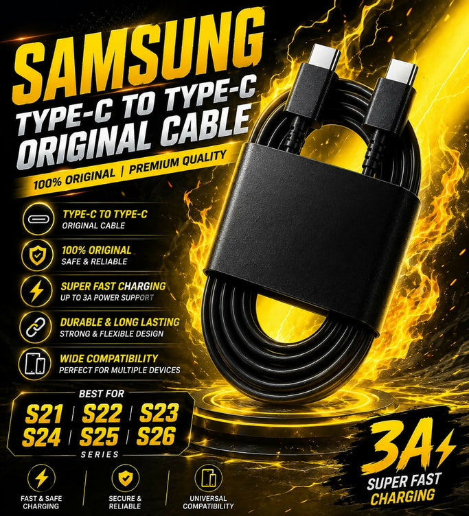 Samsung Type-C to Type-C 3A Super Fast Charging Cable