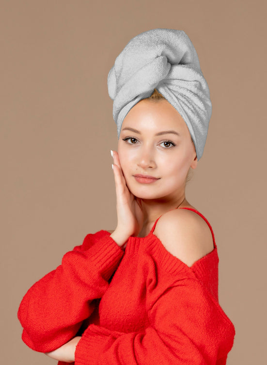 Siesta Zen Export Quality 100% Cotton Hair Wrap (Turban Towel)